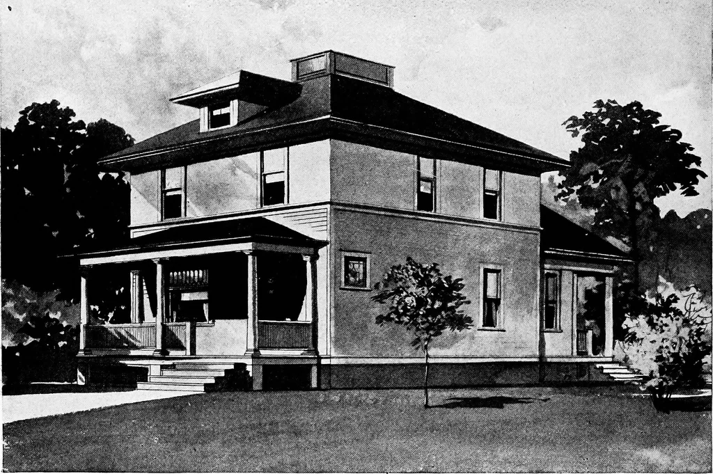 An illustration from Radford's artistic homes; 250 designs ..., 1908, leaf 189