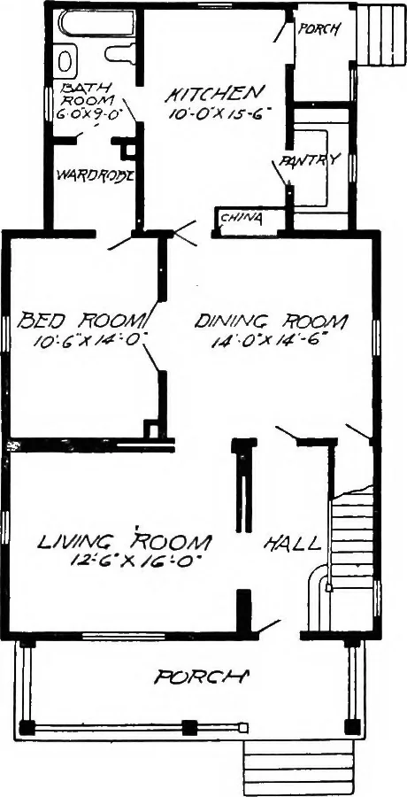 An illustration from Radford's artistic homes; 250 designs ..., 1908, leaf 189