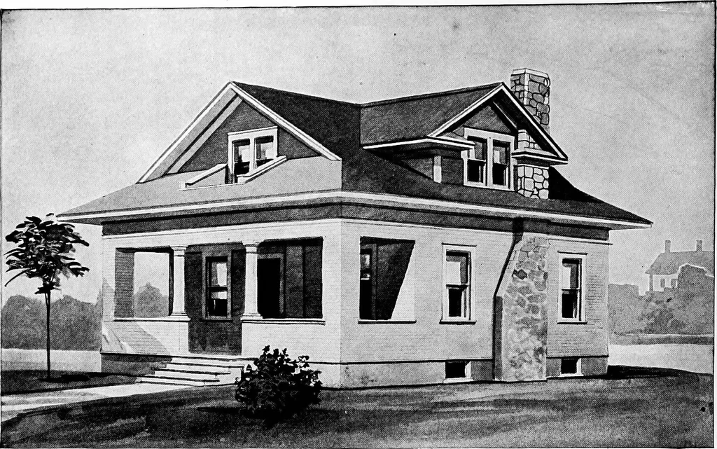 An illustration from Radford's artistic homes; 250 designs ..., 1908, leaf 19