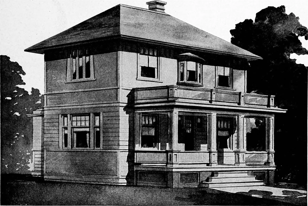 An illustration from Radford's artistic homes; 250 designs ..., 1908, leaf 190