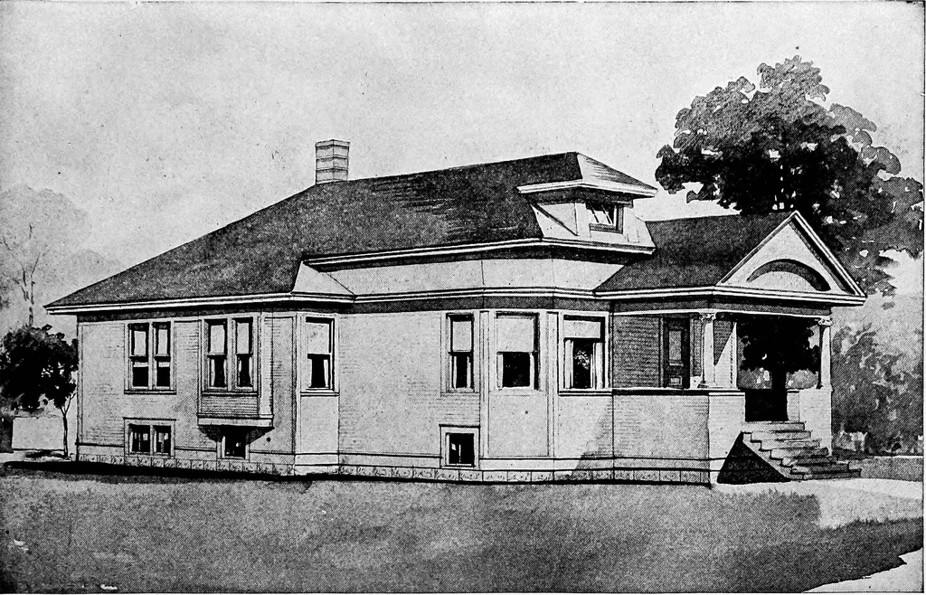 An illustration from Radford's artistic homes; 250 designs ..., 1908, leaf 196