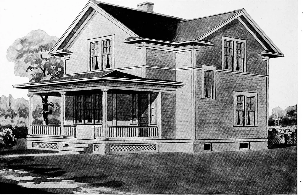 An illustration from Radford's artistic homes; 250 designs ..., 1908, leaf 197