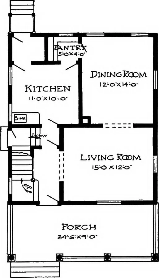An illustration from Radford's artistic homes; 250 designs ..., 1908, leaf 198