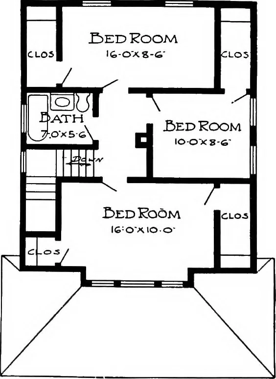 An illustration from Radford's artistic homes; 250 designs ..., 1908, leaf 198