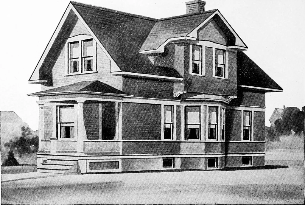 An illustration from Radford's artistic homes; 250 designs ..., 1908, leaf 199