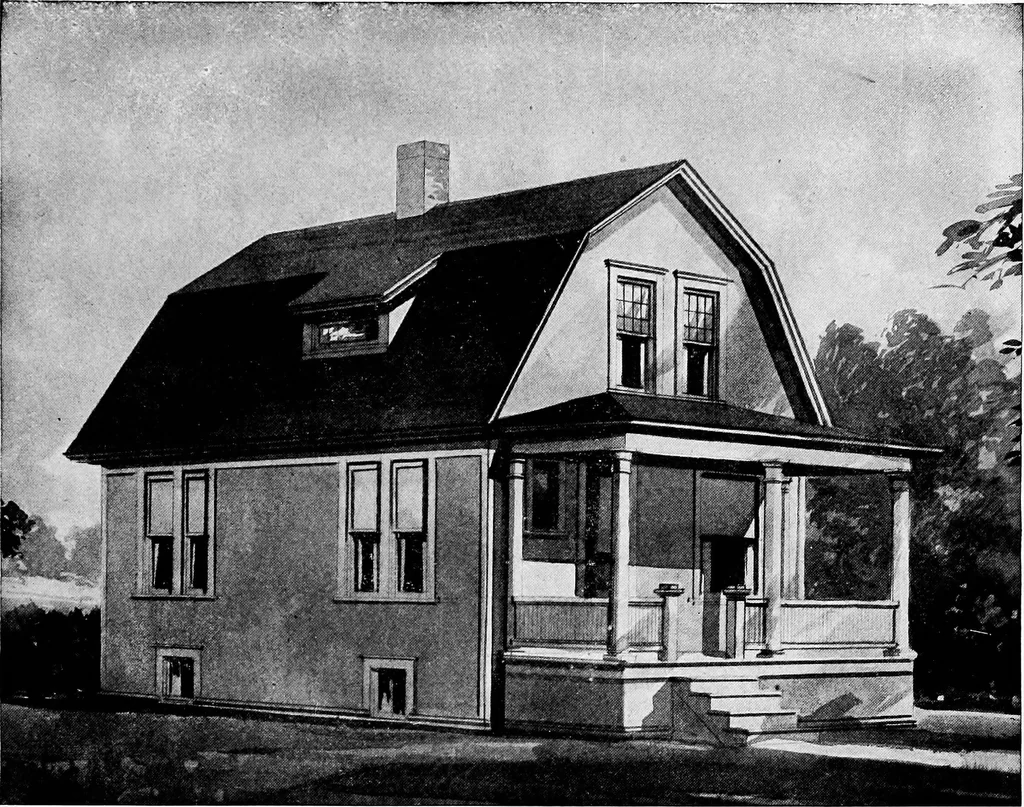 An illustration from Radford's artistic homes; 250 designs ..., 1908, leaf 202