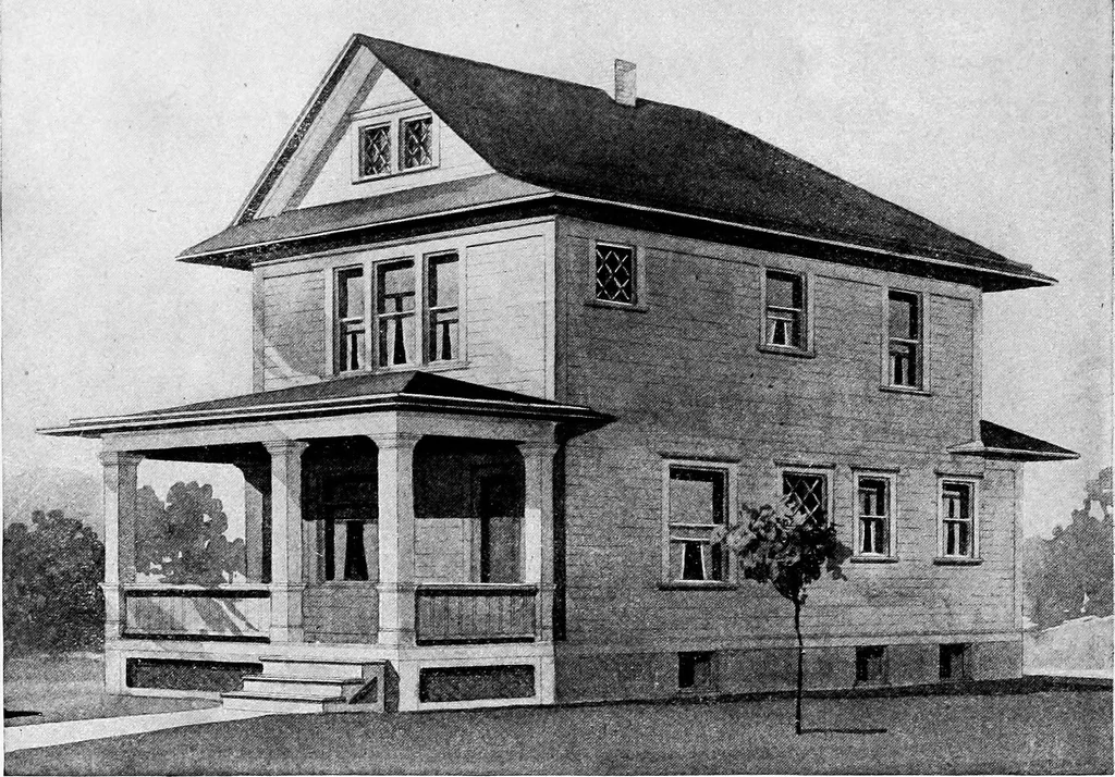 An illustration from Radford's artistic homes; 250 designs ..., 1908, leaf 203