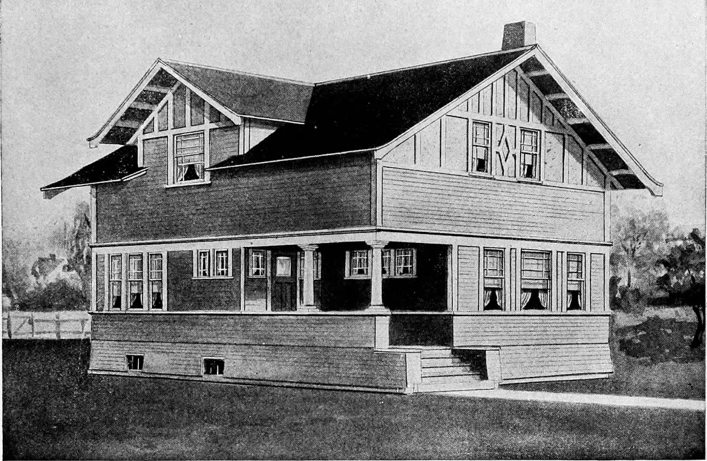 An illustration from Radford's artistic homes; 250 designs ..., 1908, leaf 204