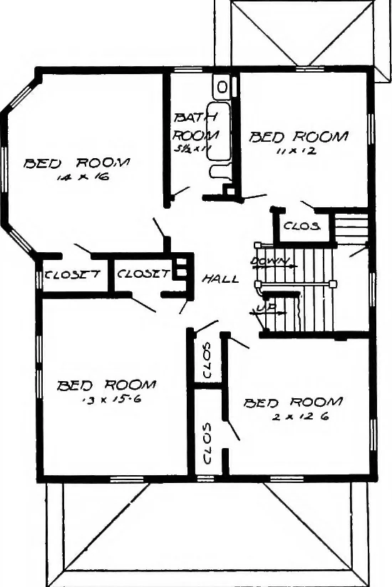 An illustration from Radford's artistic homes; 250 designs ..., 1908, leaf 206