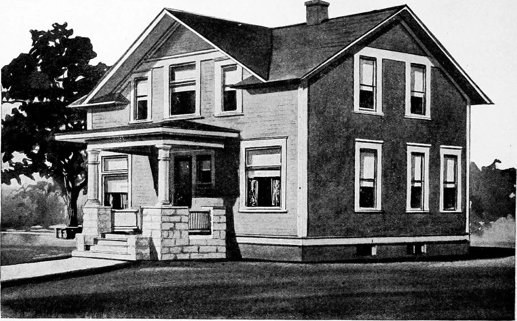 An illustration from Radford's artistic homes; 250 designs ..., 1908, leaf 207