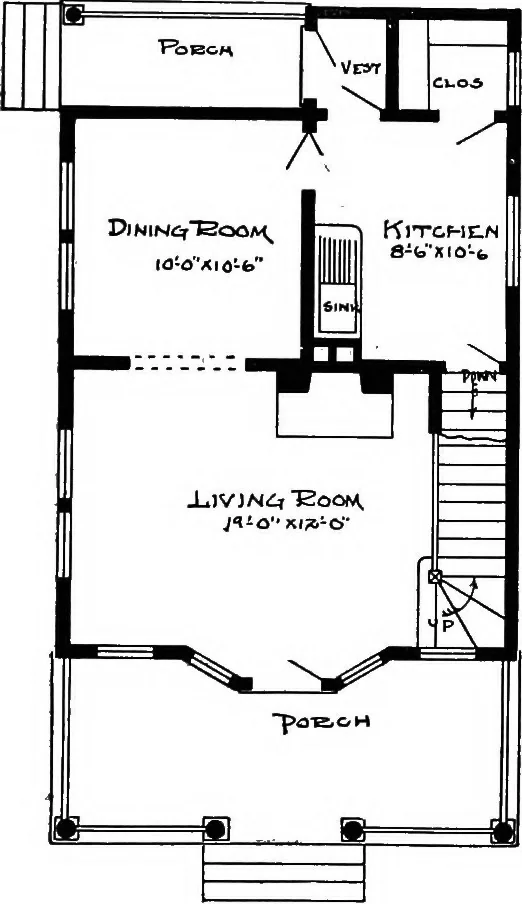 An illustration from Radford's artistic homes; 250 designs ..., 1908, leaf 208