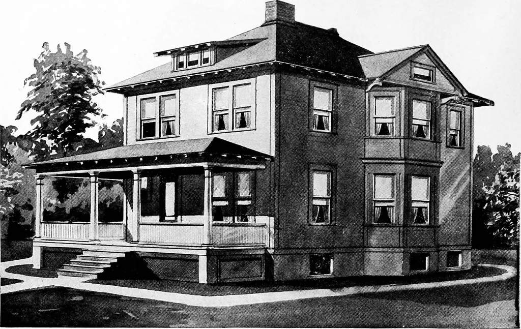 An illustration from Radford's artistic homes; 250 designs ..., 1908, leaf 209