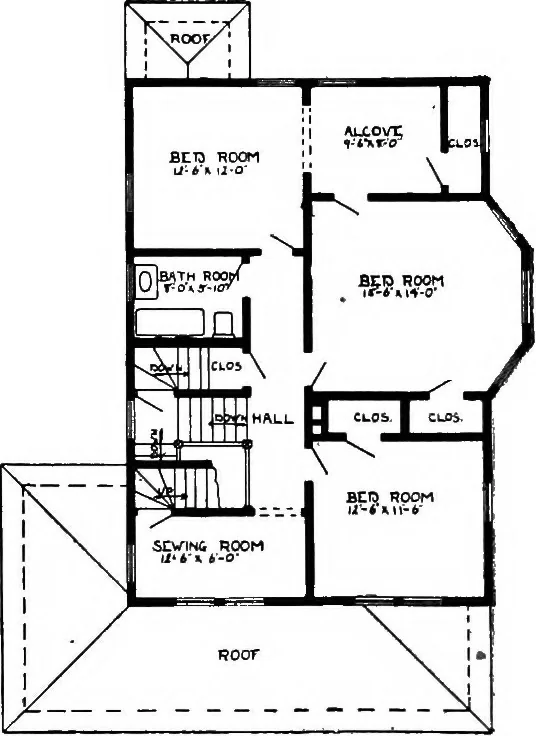 An illustration from Radford's artistic homes; 250 designs ..., 1908, leaf 209