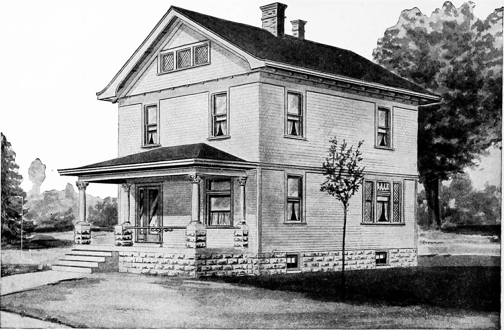 An illustration from Radford's artistic homes; 250 designs ..., 1908, leaf 21