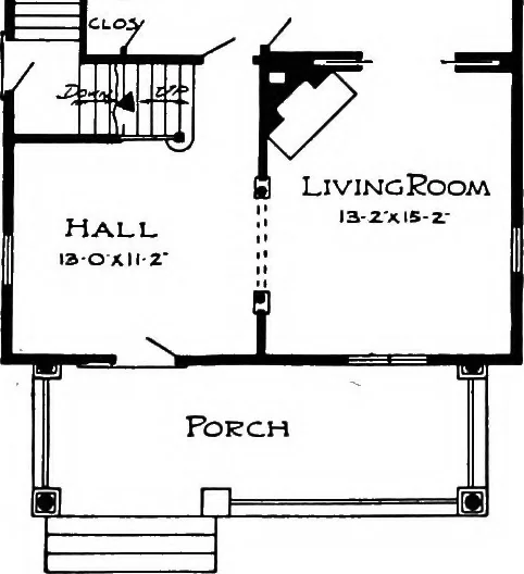 An illustration from Radford's artistic homes; 250 designs ..., 1908, leaf 21