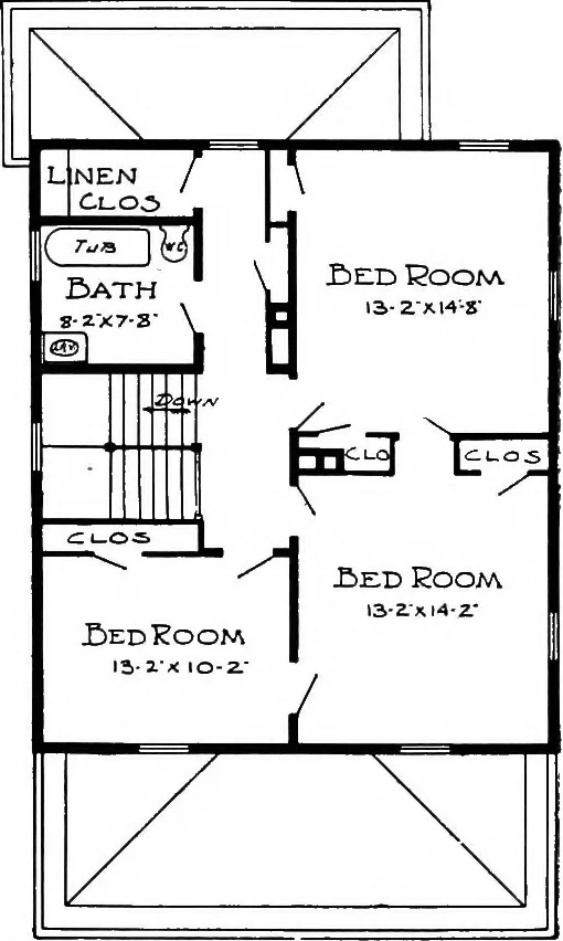 An illustration from Radford's artistic homes; 250 designs ..., 1908, leaf 21