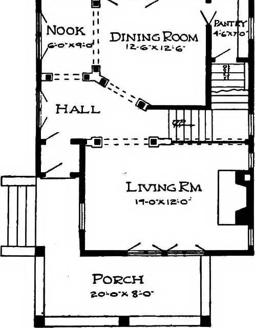 An illustration from Radford's artistic homes; 250 designs ..., 1908, leaf 210