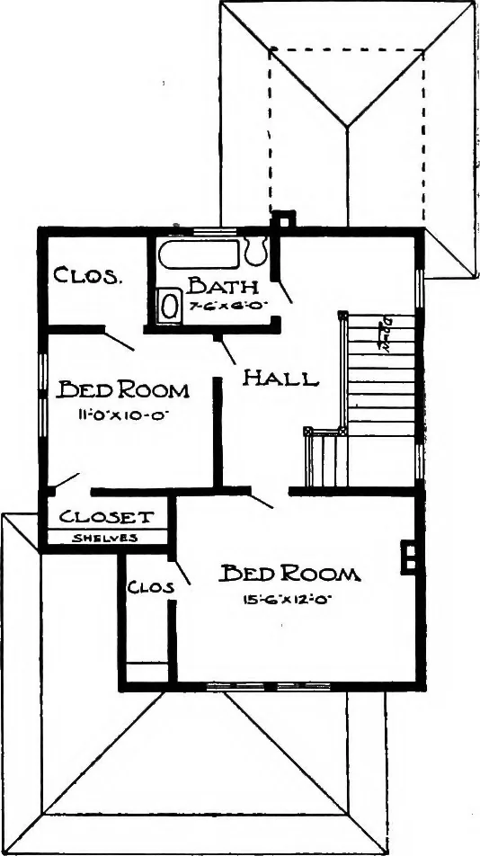 An illustration from Radford's artistic homes; 250 designs ..., 1908, leaf 210