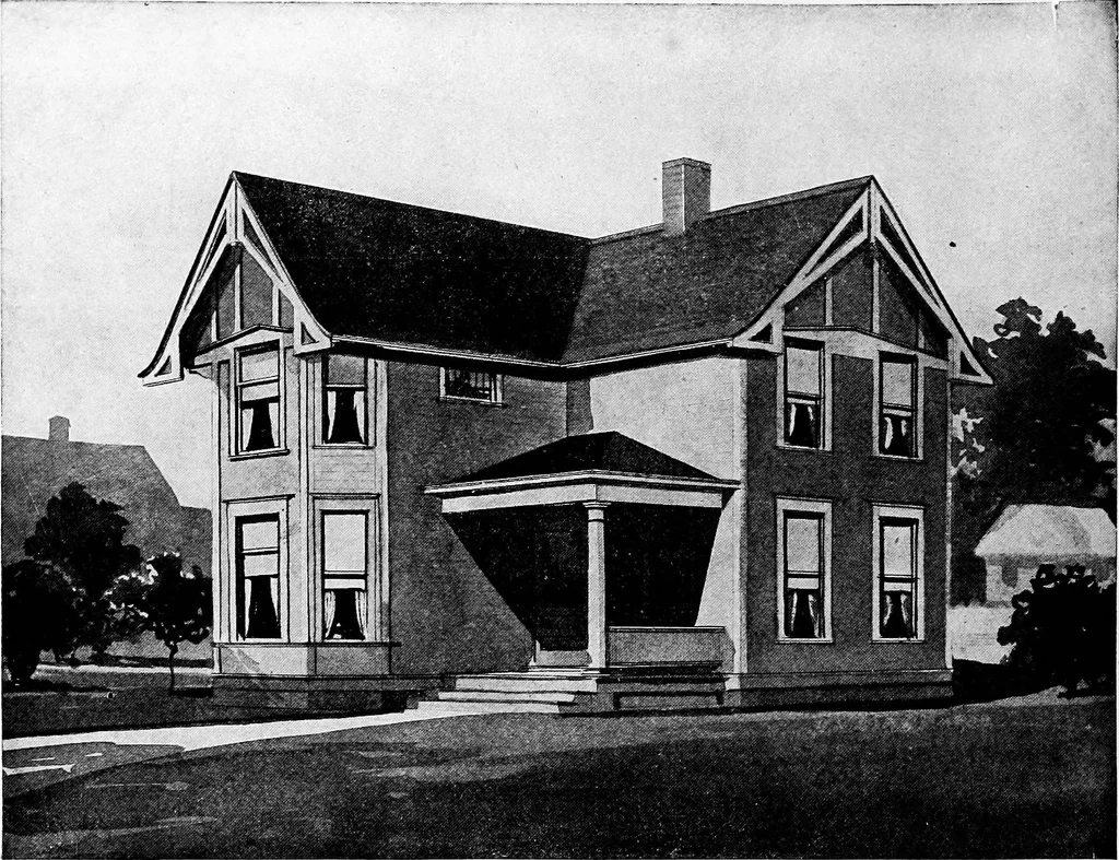 An illustration from Radford's artistic homes; 250 designs ..., 1908, leaf 211