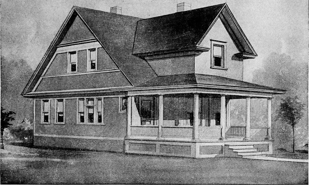 An illustration from Radford's artistic homes; 250 designs ..., 1908, leaf 212