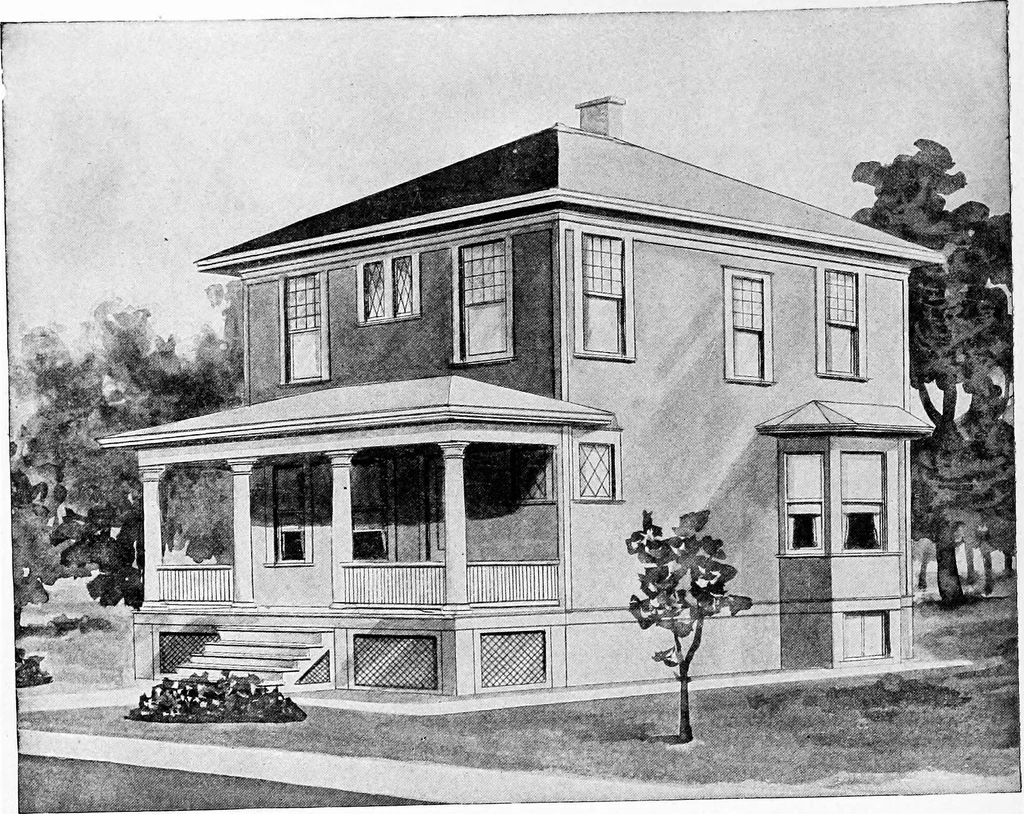 An illustration from Radford's artistic homes; 250 designs ..., 1908, leaf 213