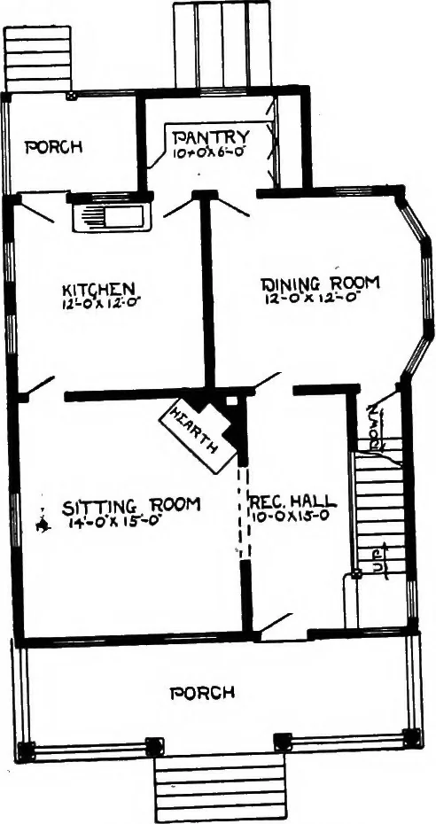 An illustration from Radford's artistic homes; 250 designs ..., 1908, leaf 213