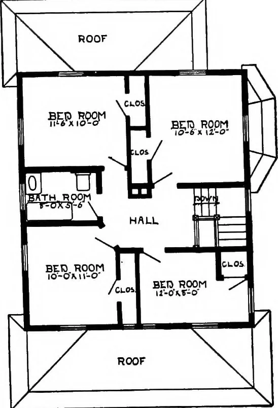 An illustration from Radford's artistic homes; 250 designs ..., 1908, leaf 213