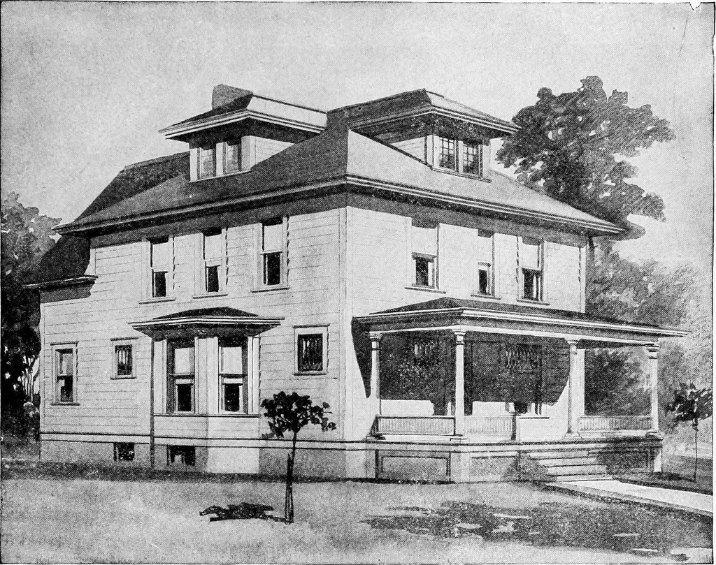 An illustration from Radford's artistic homes; 250 designs ..., 1908, leaf 214