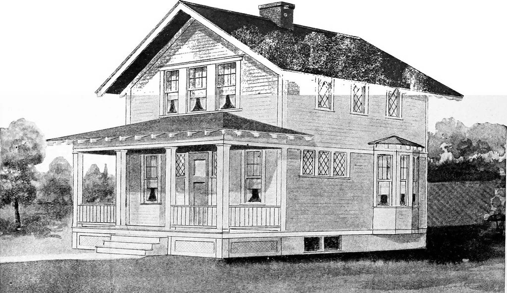An illustration from Radford's artistic homes; 250 designs ..., 1908, leaf 217
