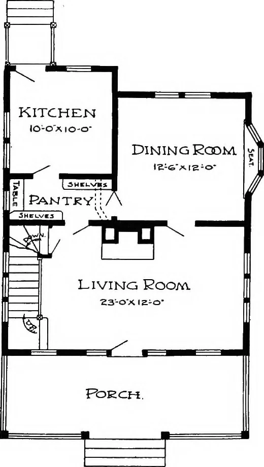 An illustration from Radford's artistic homes; 250 designs ..., 1908, leaf 217