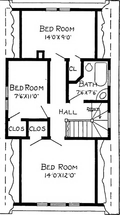 An illustration from Radford's artistic homes; 250 designs ..., 1908, leaf 218