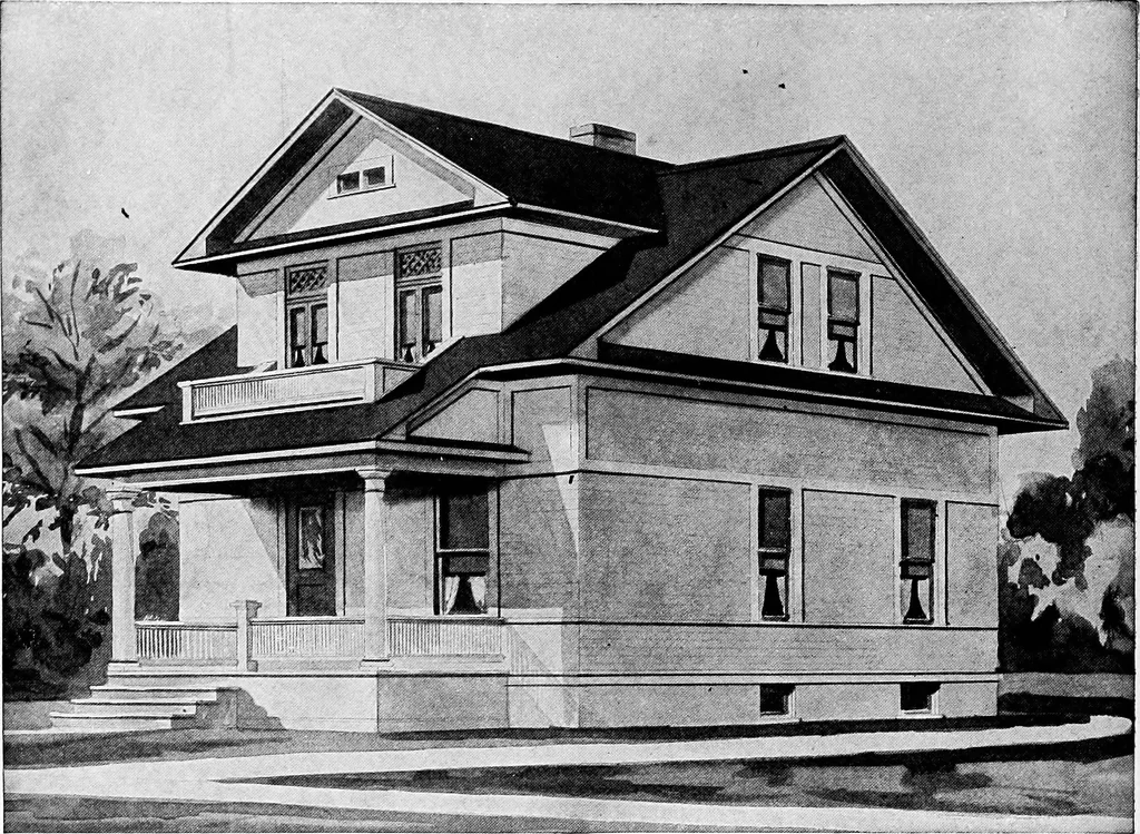 An illustration from Radford's artistic homes; 250 designs ..., 1908, leaf 219
