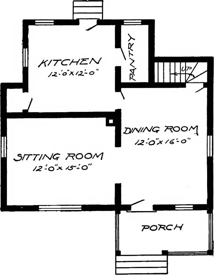 An illustration from Radford's artistic homes; 250 designs ..., 1908, leaf 220
