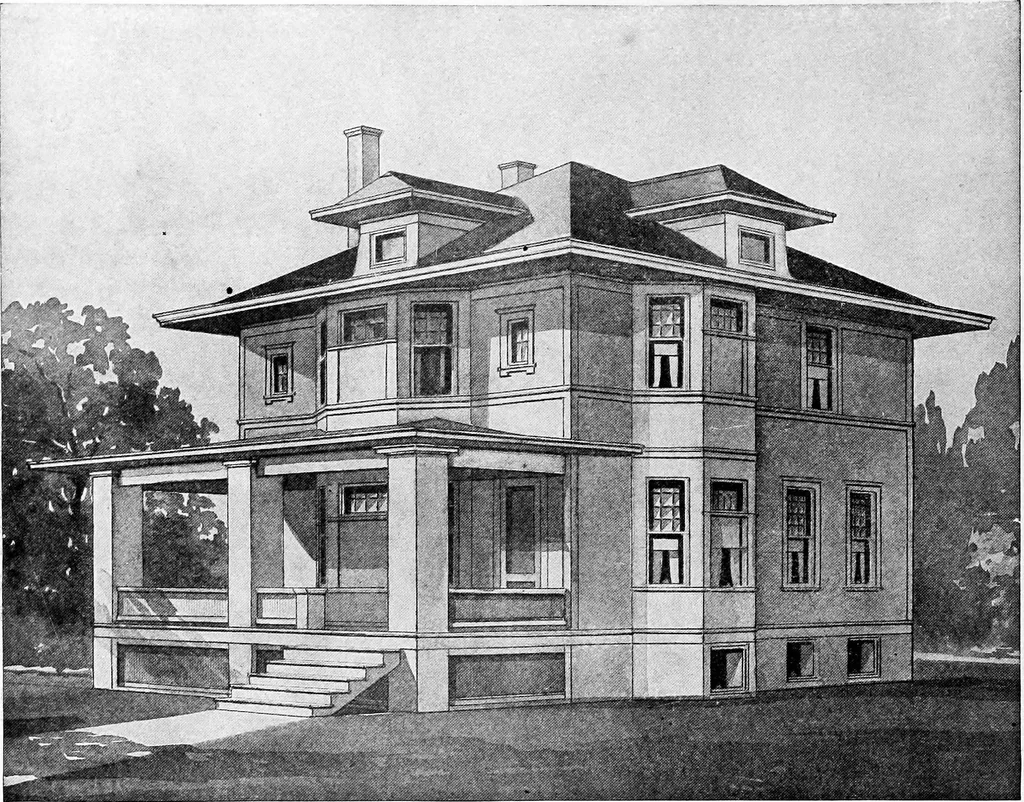 An illustration from Radford's artistic homes; 250 designs ..., 1908, leaf 221