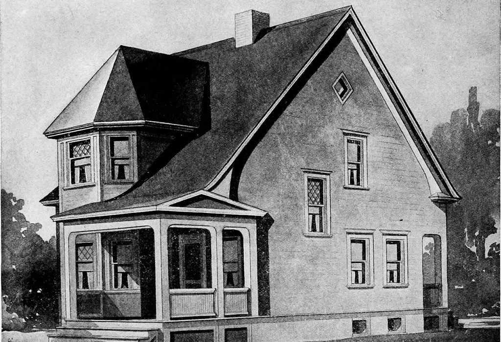 An illustration from Radford's artistic homes; 250 designs ..., 1908, leaf 227