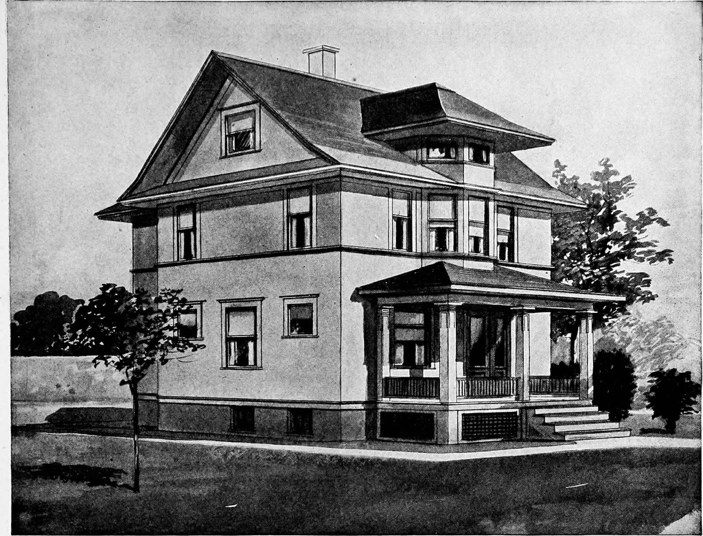 An illustration from Radford's artistic homes; 250 designs ..., 1908, leaf 228