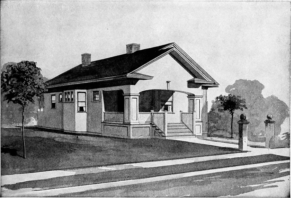 An illustration from Radford's artistic homes; 250 designs ..., 1908, leaf 230