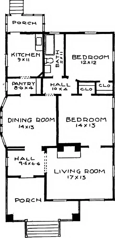 An illustration from Radford's artistic homes; 250 designs ..., 1908, leaf 230