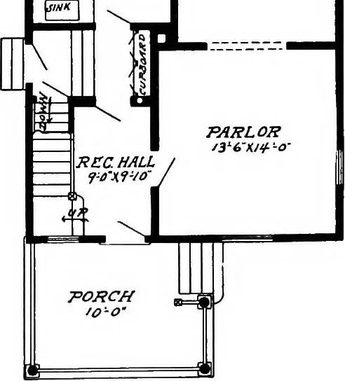 An illustration from Radford's artistic homes; 250 designs ..., 1908, leaf 231