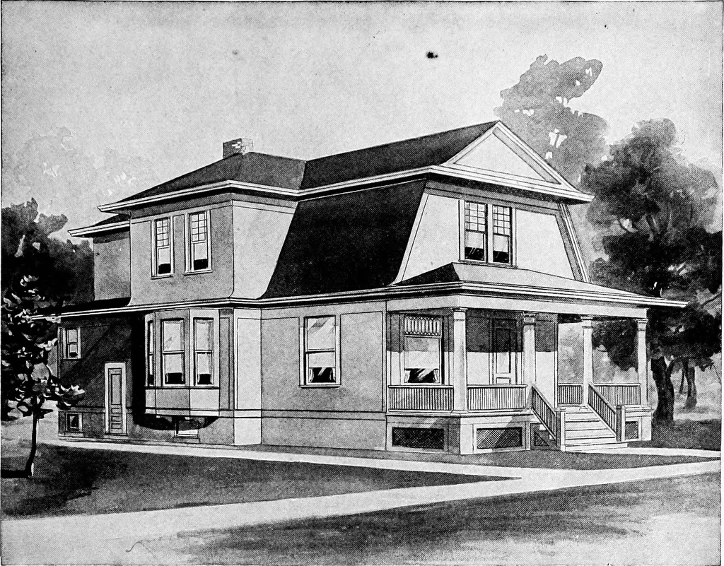 An illustration from Radford's artistic homes; 250 designs ..., 1908, leaf 232