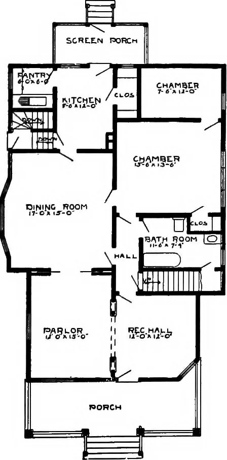An illustration from Radford's artistic homes; 250 designs ..., 1908, leaf 232
