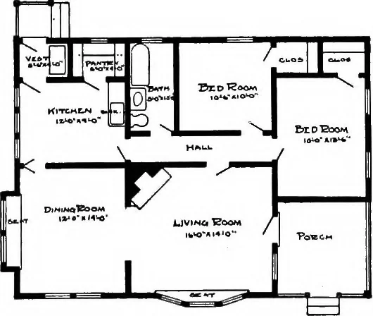 An illustration from Radford's artistic homes; 250 designs ..., 1908, leaf 234