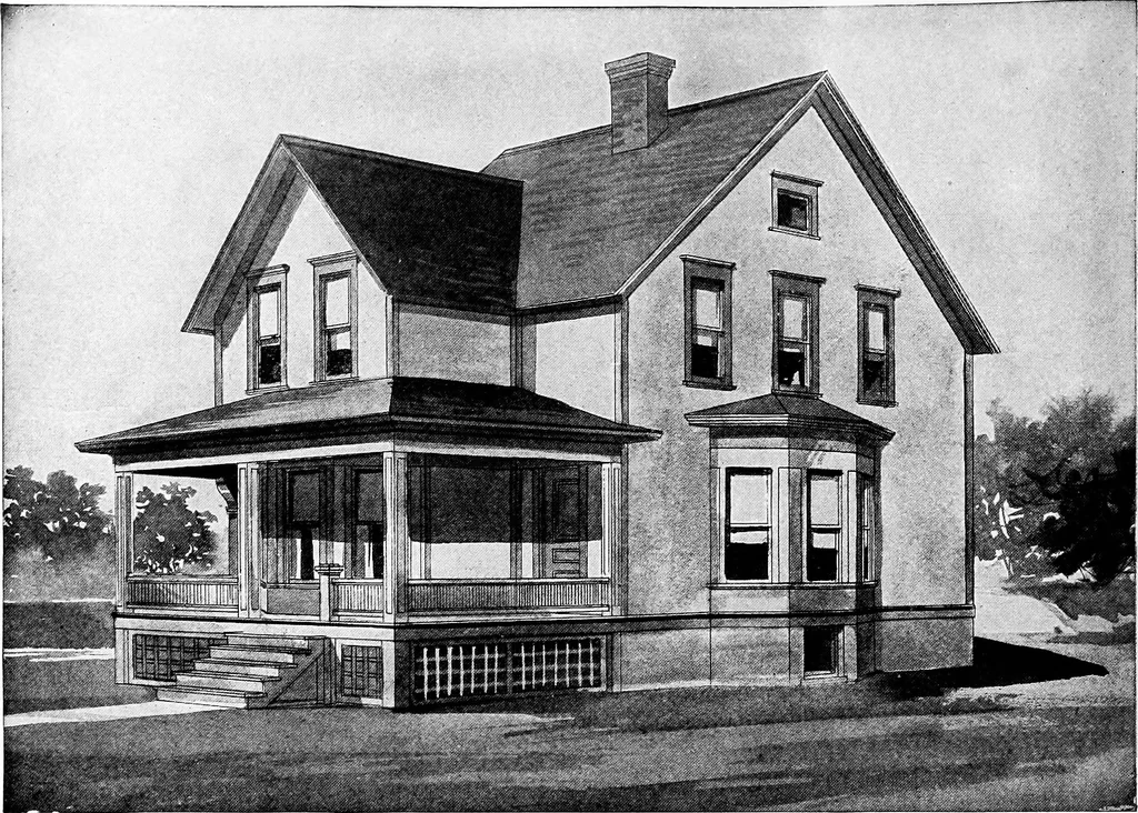 An illustration from Radford's artistic homes; 250 designs ..., 1908, leaf 235