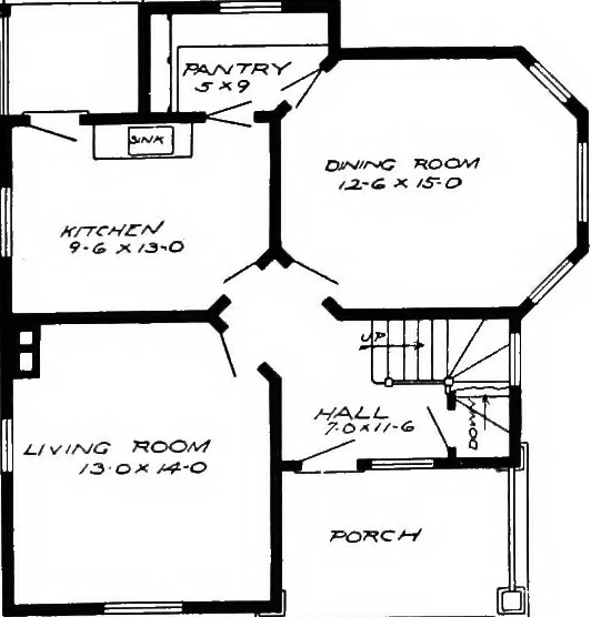 An illustration from Radford's artistic homes; 250 designs ..., 1908, leaf 237