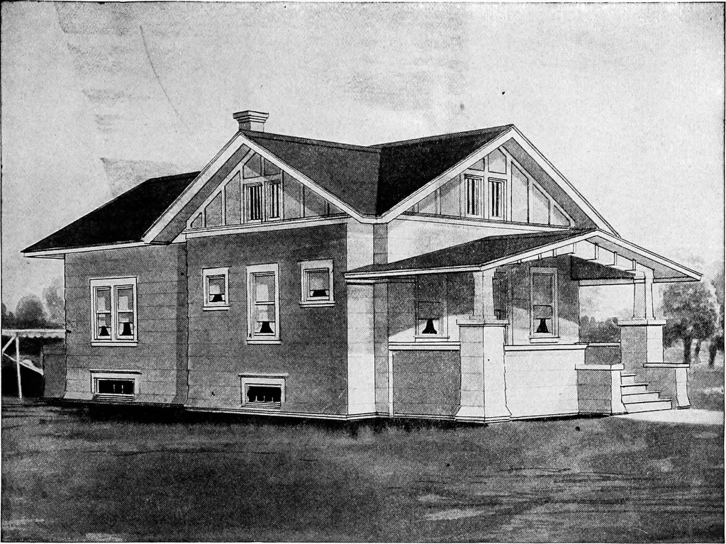 An illustration from Radford's artistic homes; 250 designs ..., 1908, leaf 24