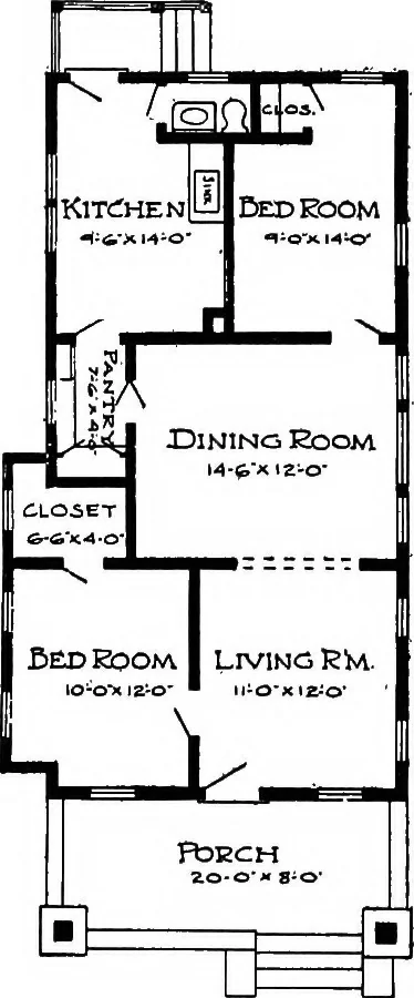 An illustration from Radford's artistic homes; 250 designs ..., 1908, leaf 24