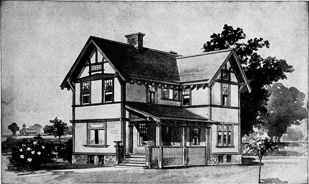 An illustration from Radford's artistic homes; 250 designs ..., 1908, leaf 244
