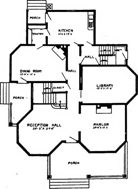 An illustration from Radford's artistic homes; 250 designs ..., 1908, leaf 246