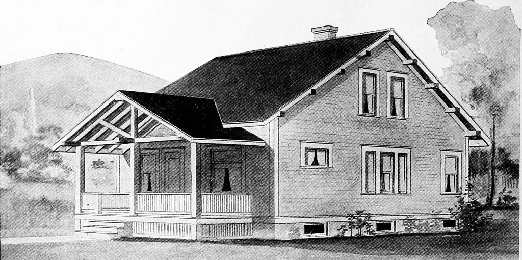 An illustration from Radford's artistic homes; 250 designs ..., 1908, leaf 247