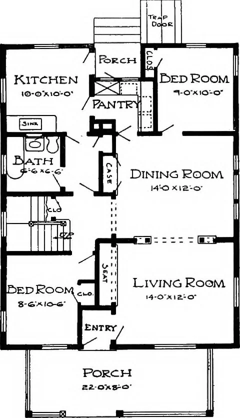 An illustration from Radford's artistic homes; 250 designs ..., 1908, leaf 247